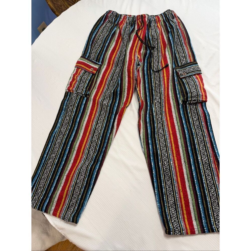 Kathmandu Imports Patchwork Hippie Boho Pants Size M/L